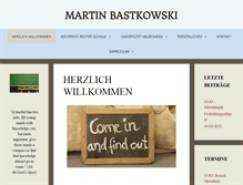 Tablet Screenshot of bastkowski.de